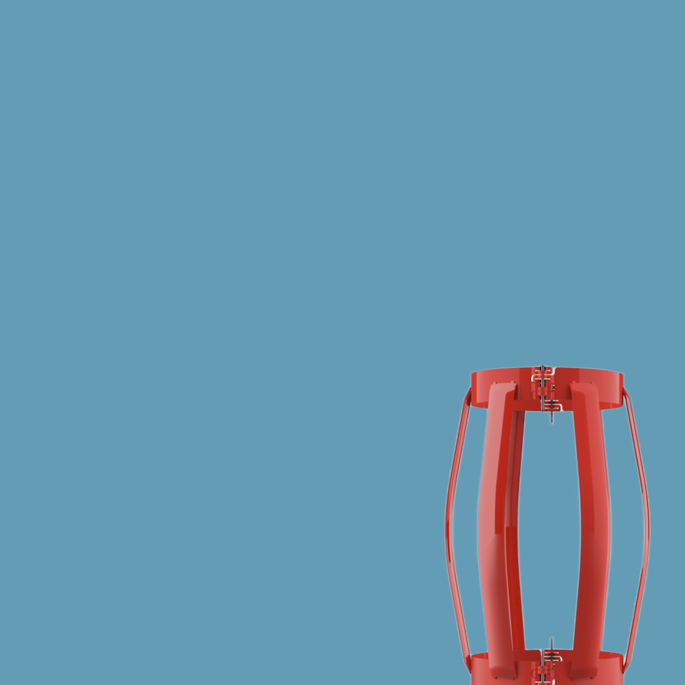OBH-W welded hinged Bow Spring Centralizer