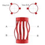 UROS Centralizer Cross Section