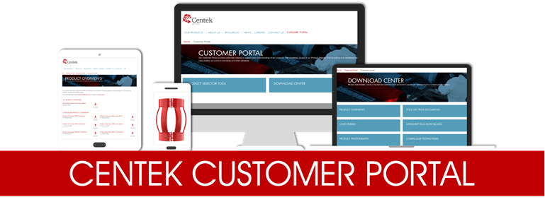 Centek Customer Portal graphic
