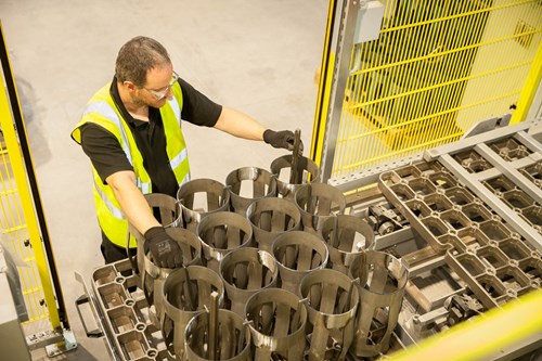 Checks being undertaken before heat treatment